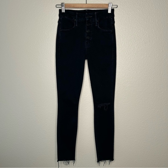 Mother The Pixie Ankle Fray jeans Holding Hands Tightly 23 - Picture 2 of 16